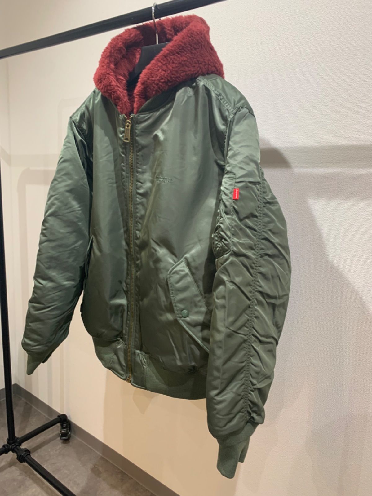 Supreme シュプリーム フォックスファー リバーシブル MA‐1 22FW - 萬