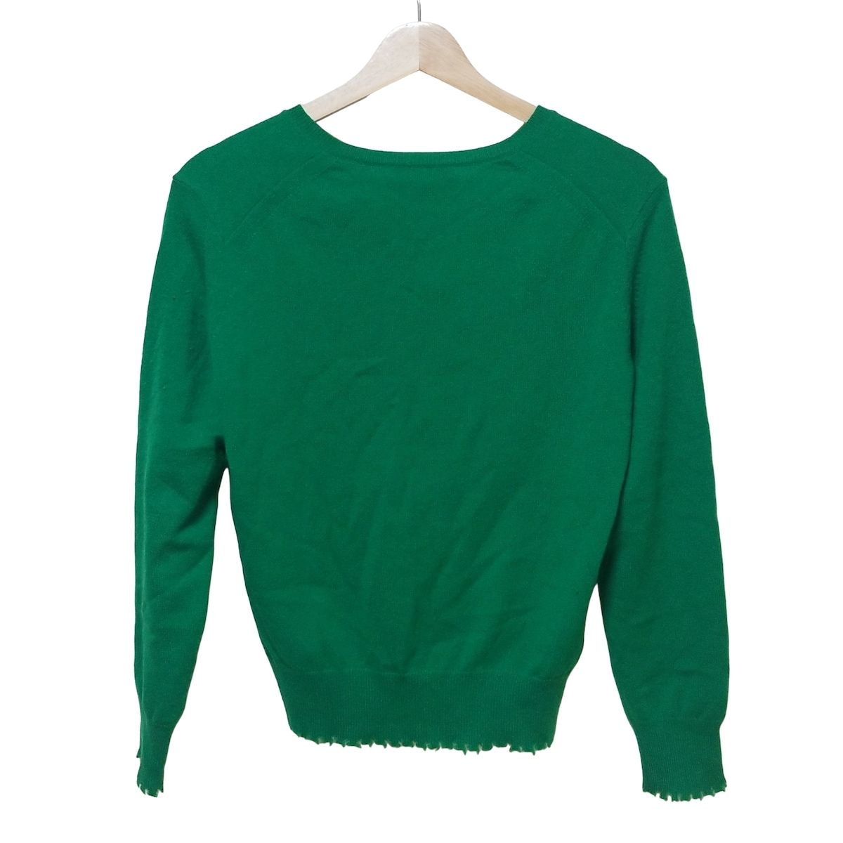 Drawer ドゥロワー 長袖セーター サイズ1 S レディース - グリーン Vネック