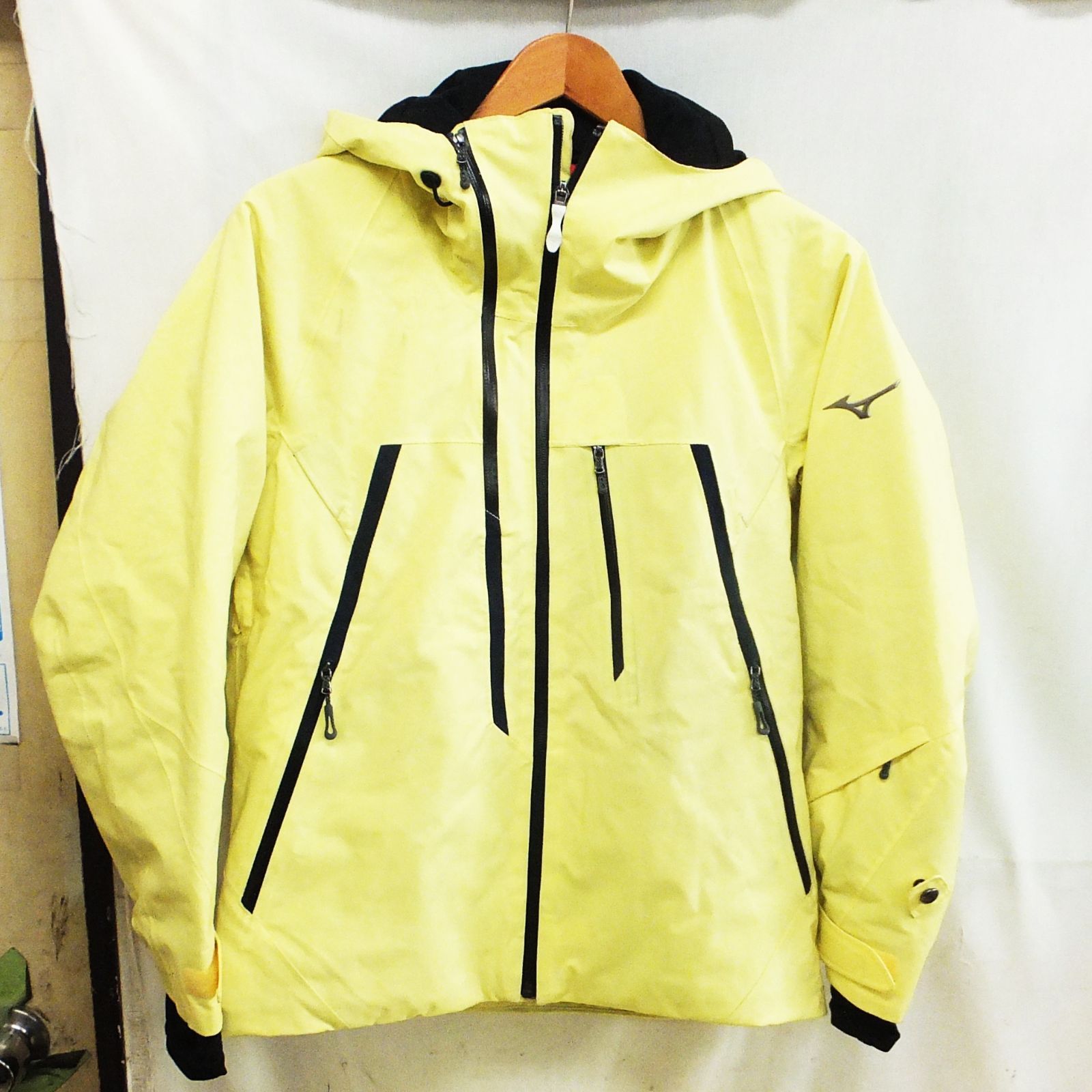 MIZUNO イエロー スキーウェアセット ジャケット パンツ 大きめ MIZUNO イエロー スキーウェアセット ジャケット パンツ 大きめ 送料