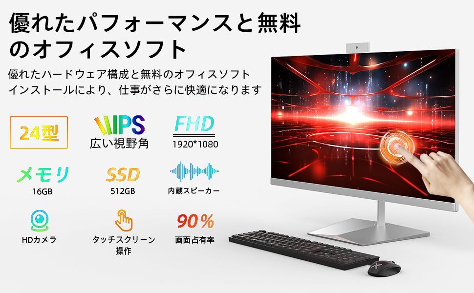 メモリ16GB SSD512GB