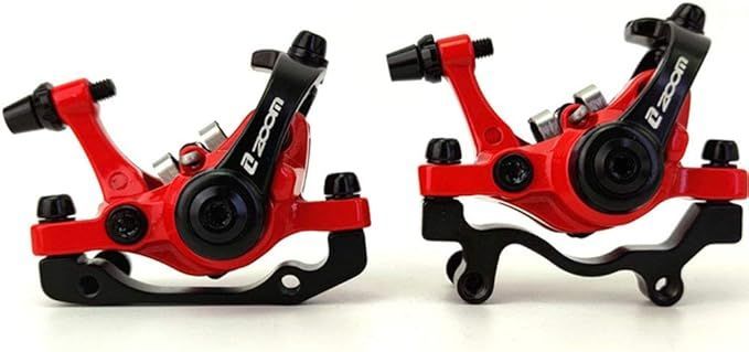 【在庫処分】OSC ZOOM 自転車ブレーキ リアディスクブレーキ メカニカルキャリパー ディスクブレーキ サイクリング マウンテンバイクMTB用ダブルブレーキ 前後セット 可能