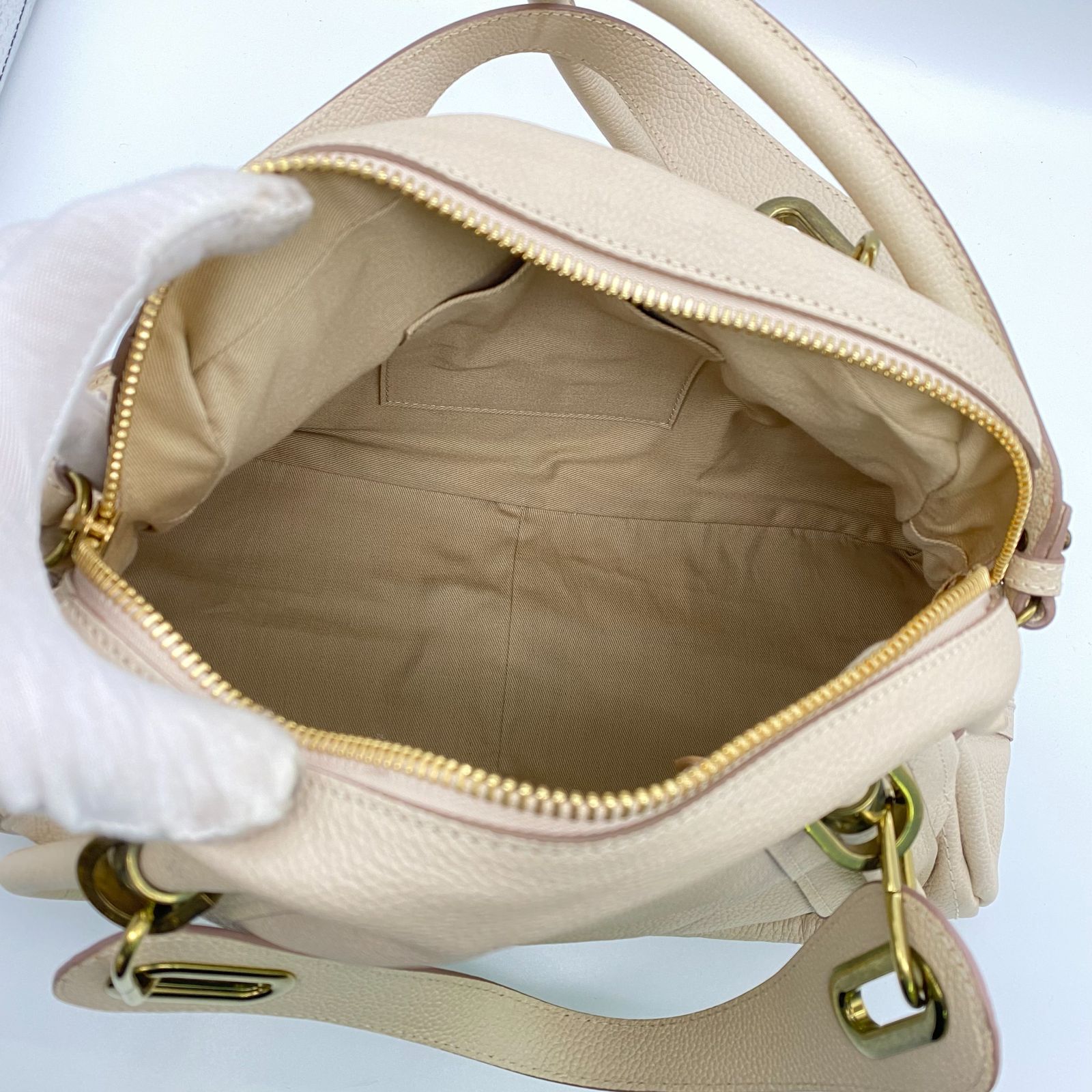 ✨新中古✨ Chloe クロエ パラティ 01-13-50-65 2way レザー 