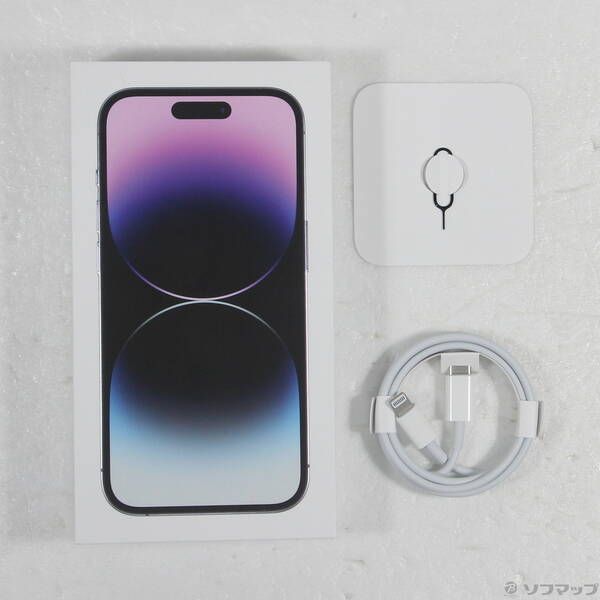 中古品〕 iPhone14 Pro 512GB ディープパープル MQ283J／A SIMフリー