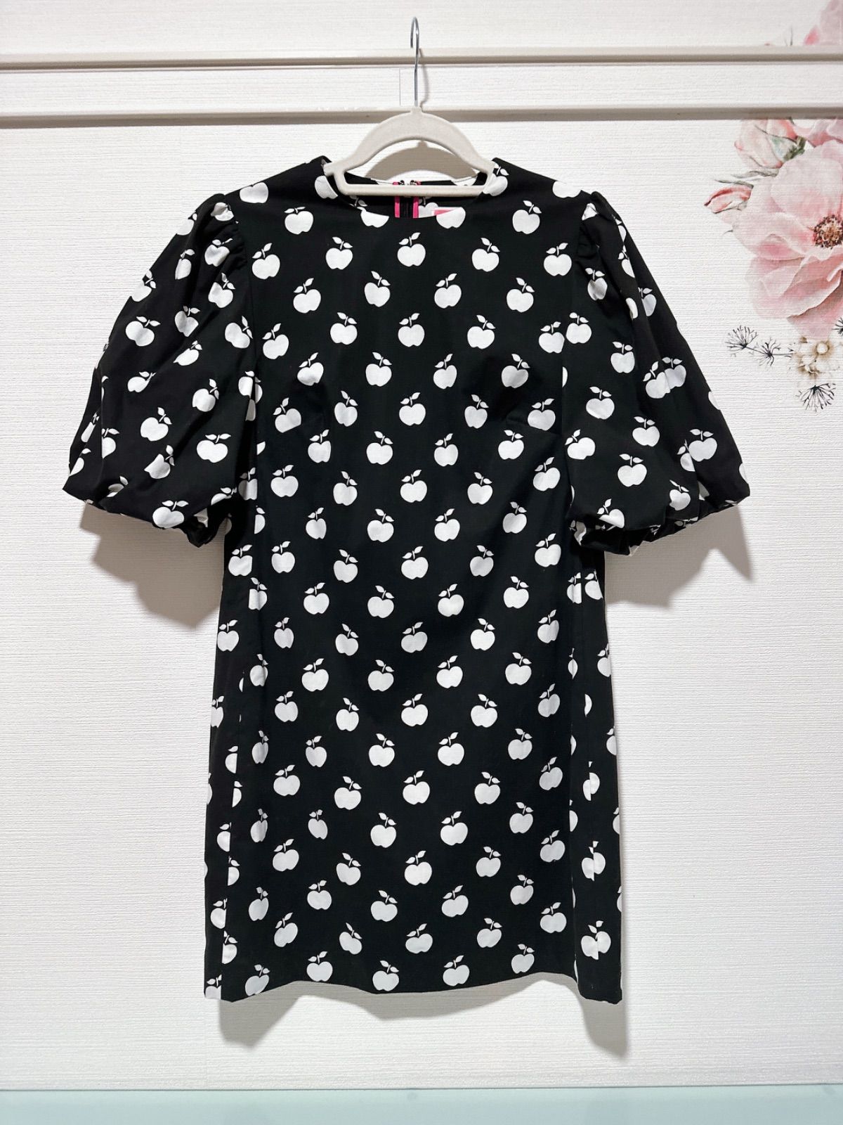 kate spade】りんご柄☆apple toss taxi dress ☆ SIZE 0 - メルカリ