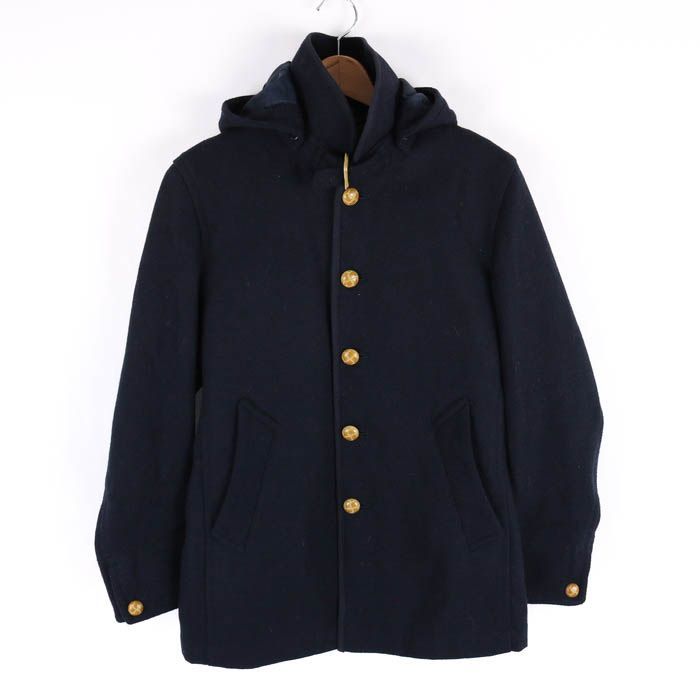 ジュンメンダッフルコート　JUNMEN ジュンメン ダッフルコート ジャケット 無地 アウター ウール混 メンズ