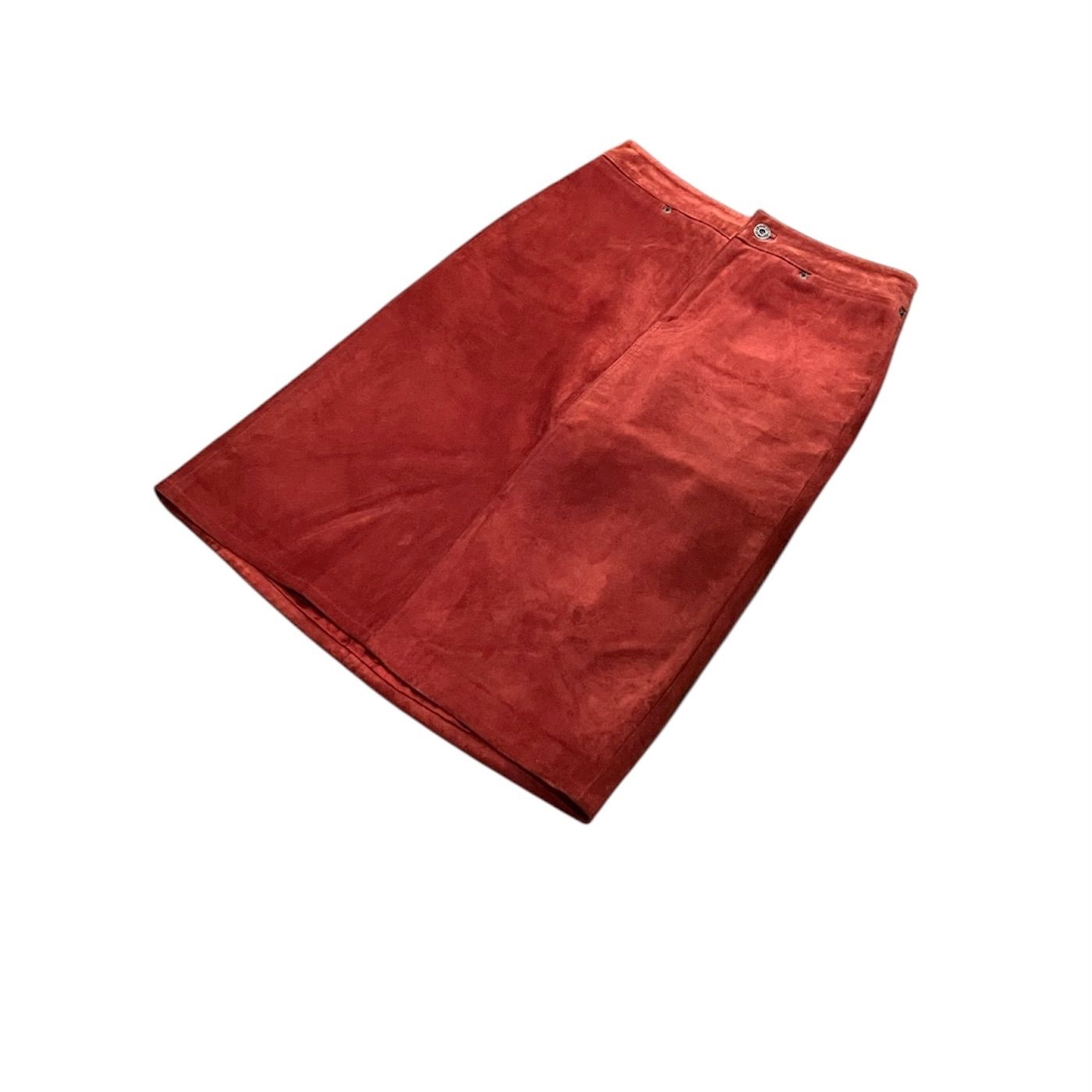 00s GAP スカート レザースカート ヌバック