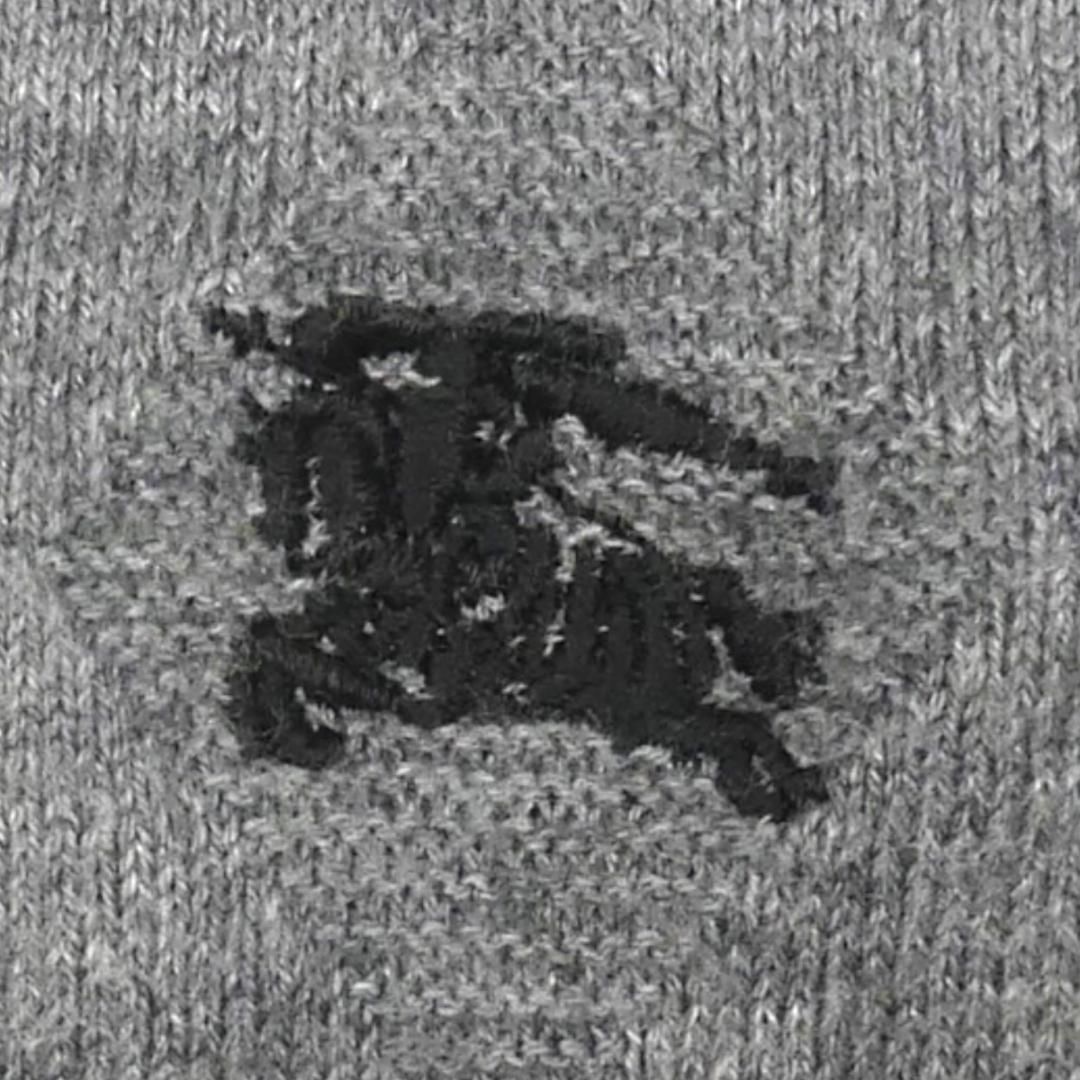 新品未使用タグ付き バーバリーブラックレーベル カーディガン ホースロゴ 黒 M バーバリーブラックレーベル ニット カーディガン 羊毛 ホースロゴ