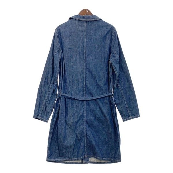 KAPITAL 8ozデニム ショップコート ステンカラー ロング丈 ベルト付き