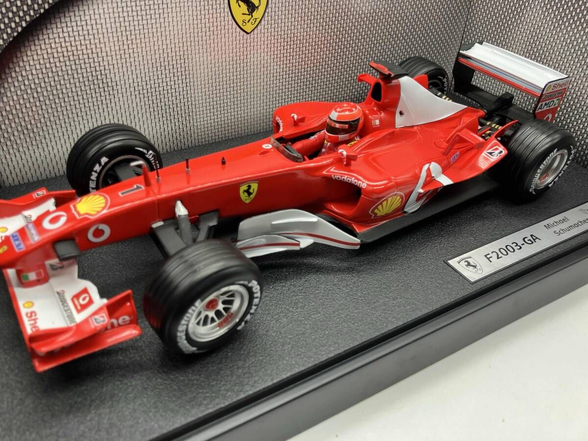 F2003-GA ホットウィール ミハエルシューマッハ 1⁄18未開封 フェラーリ