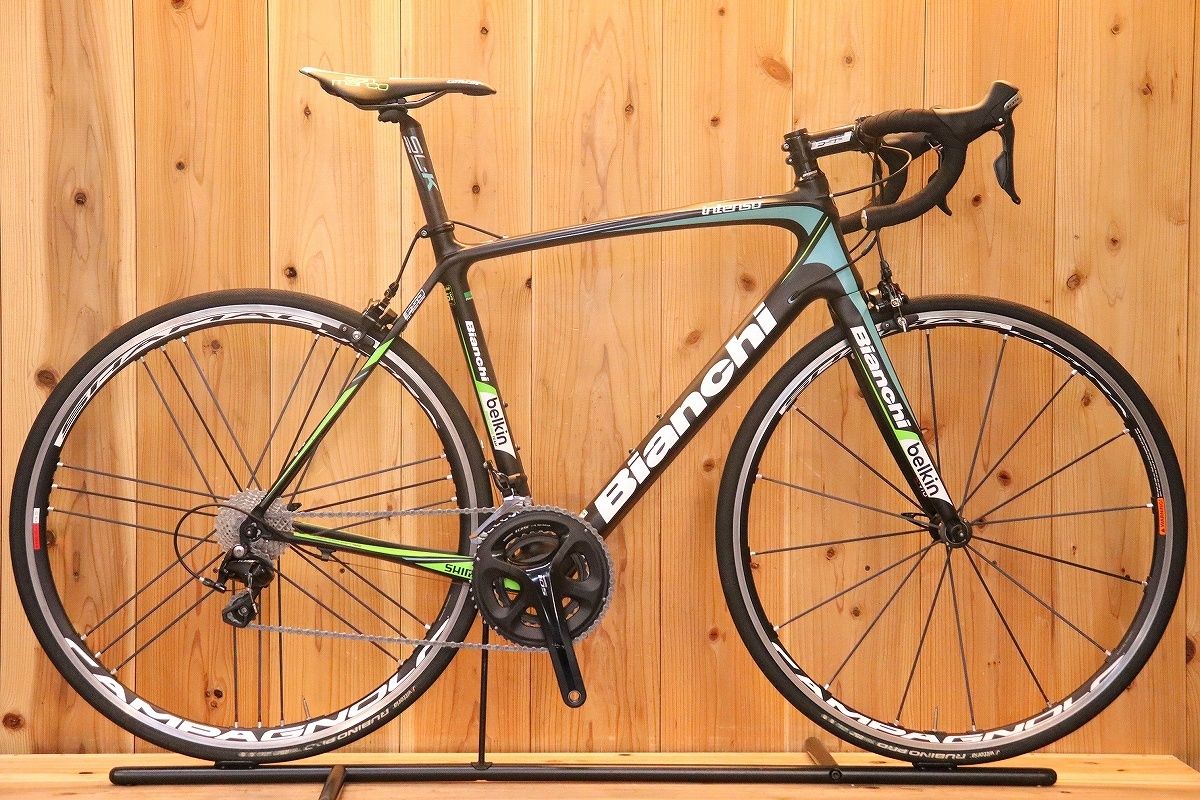 ビアンキ BIANCHI インテンソ INTENSO TEAM BELKIN 2015年モデル 55サイズ シマノ 105 5800 11S カーボン ロードバイク 芦屋店
