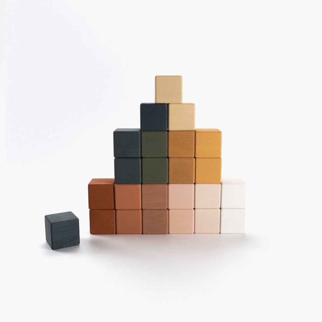 ウクライナ 木製積み木セット】 SABO CONCEPT Blocks Set / Green