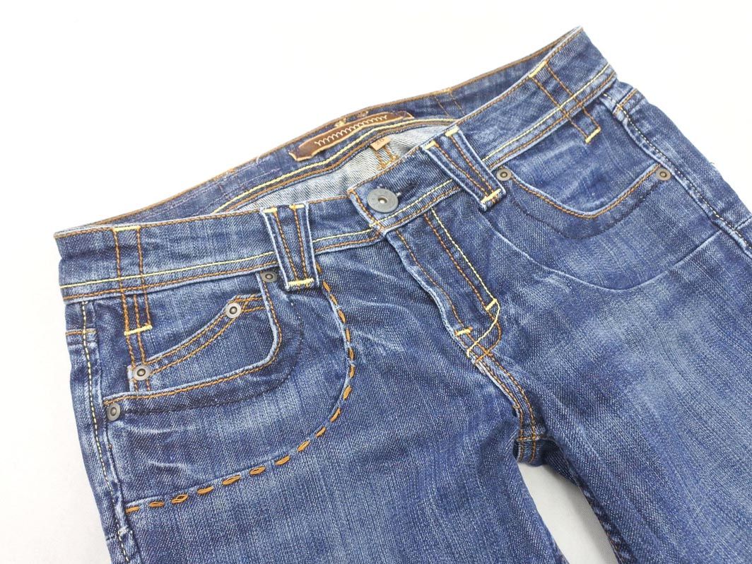 美品✨ヤヌーク ジョガーパンツ デニムパンツ vintage加工 青系 M 美品✨ヤヌーク ジョガーパンツ デニムパンツ vintage加工 青系 M