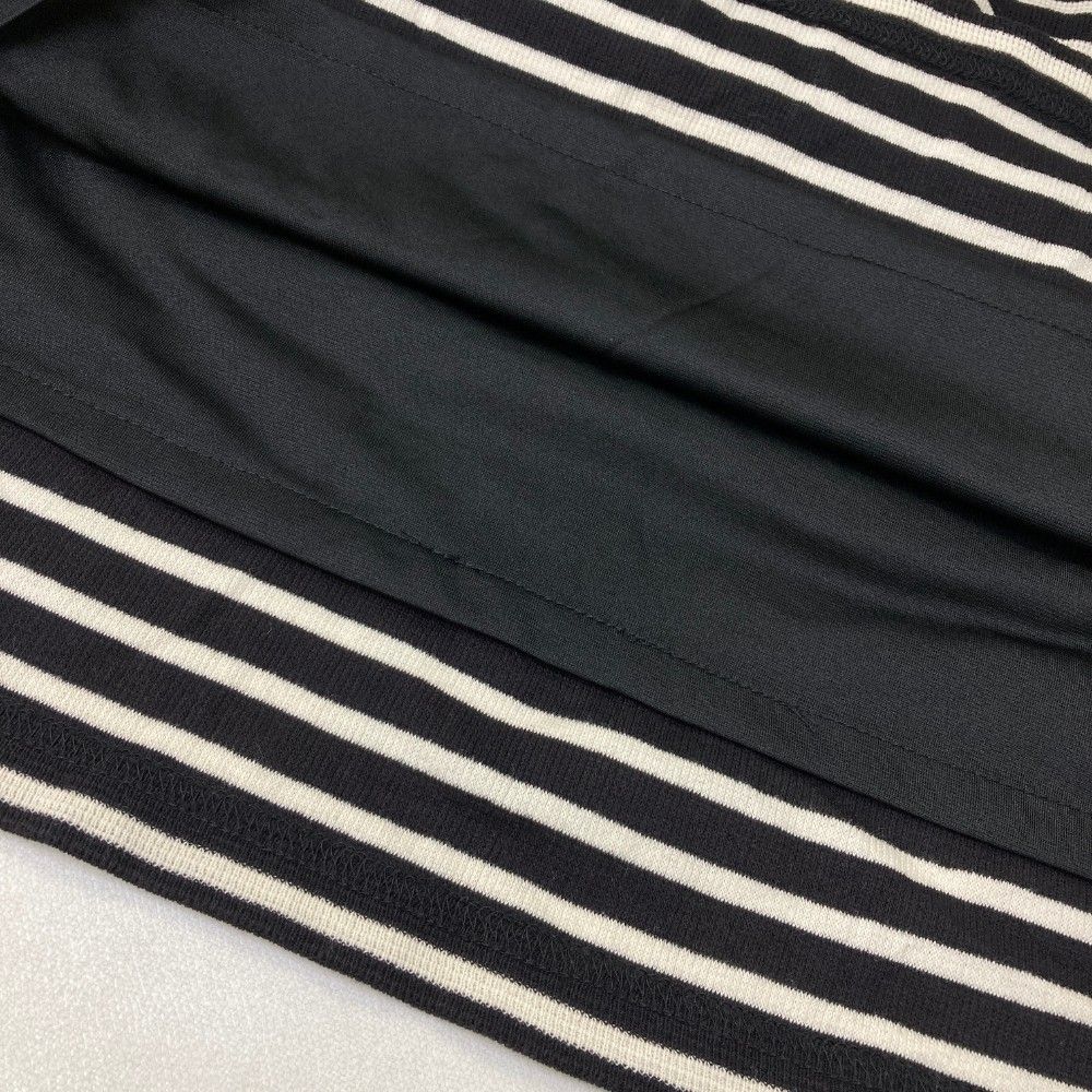 値下げ美品　ビームスゴルフ　スカートМ　黒ブラック ビームスゴルフ BE ピンストライプ柄ストレッチスカート