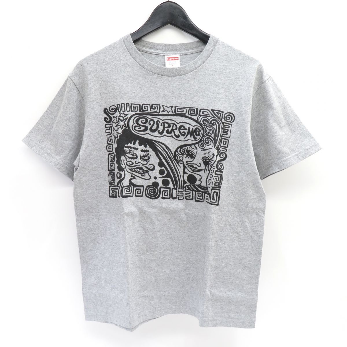 Supreme シュプリーム 18AW Faces Tee 半袖Tシャツ Sサイズ グレー