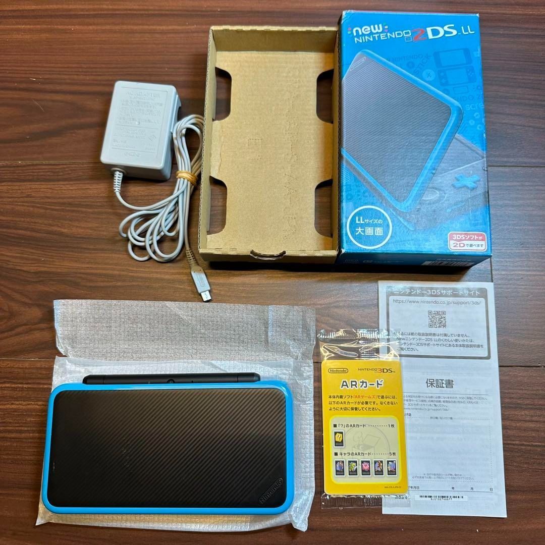 Newニンテンドー2 DS LL 本体 ブラック ターコイズ 4538