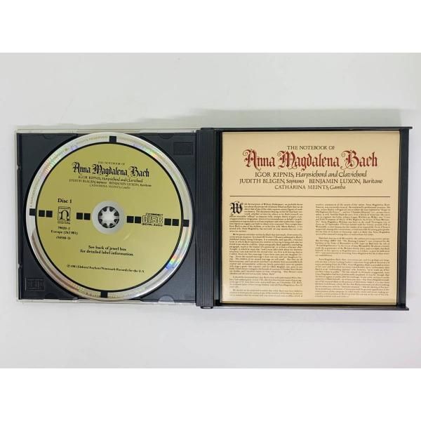 2CD 西独盤 イーゴリ・キプニス THE ANNA MAGDALENA BACH / IGOR