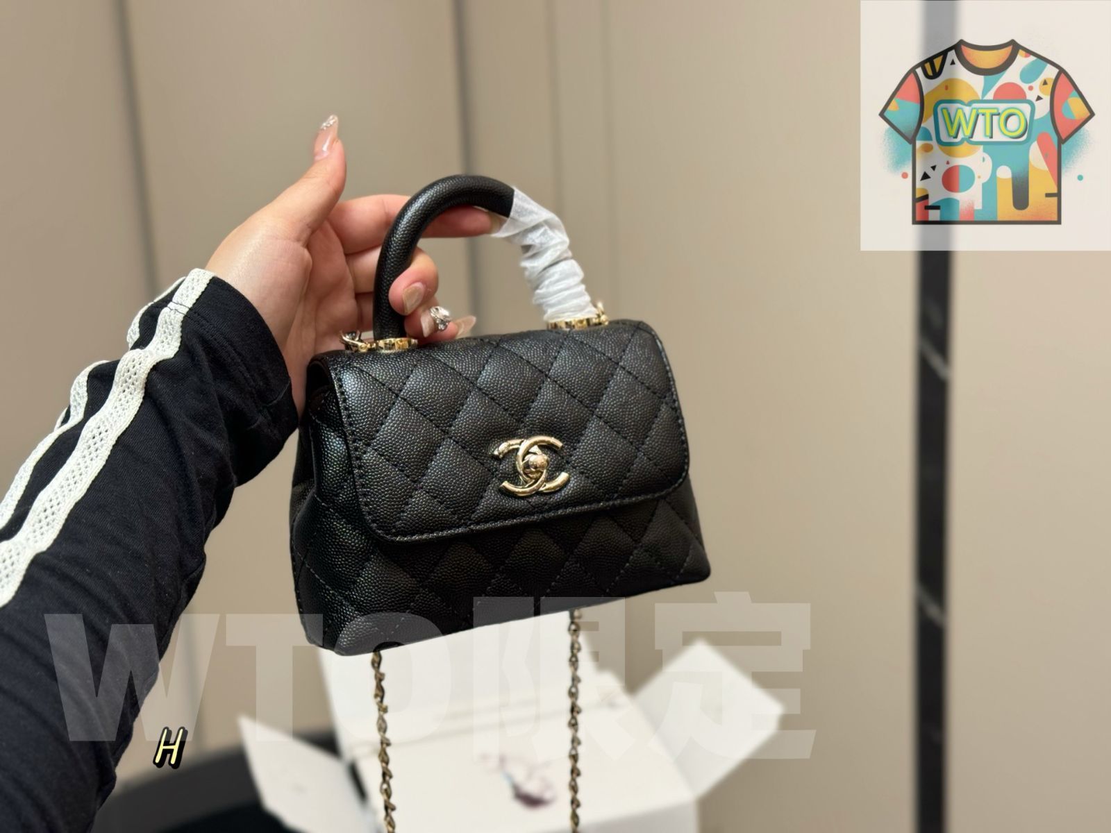 今日WTO】Chanel シャネル ココハンドル ハンドバッグ