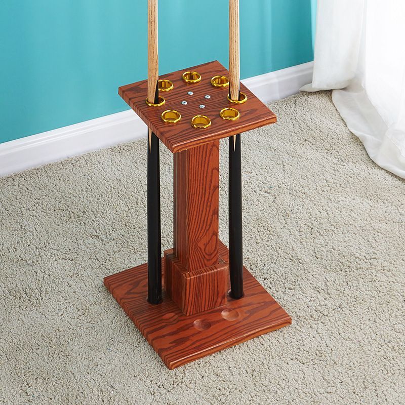 プールキューホルダー ビリヤードキュースタンド キューラック 木製