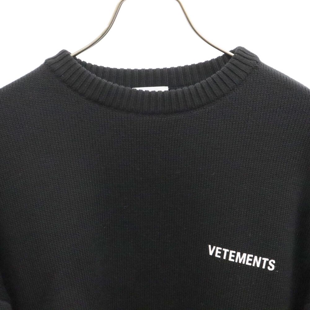 VETEMENTS (ヴェトモン) 22SS エンブロイダリーロゴ クルー
