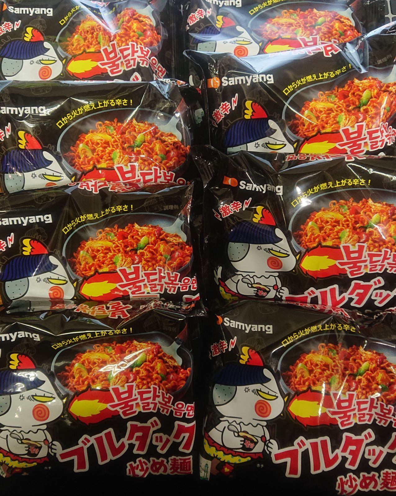 SAMYANG　激辛ブルダック炒め麺140ｇ×8袋 三養] ブルダック炒め麺(激辛)140g/日本版 SAMYANG オリジナル味