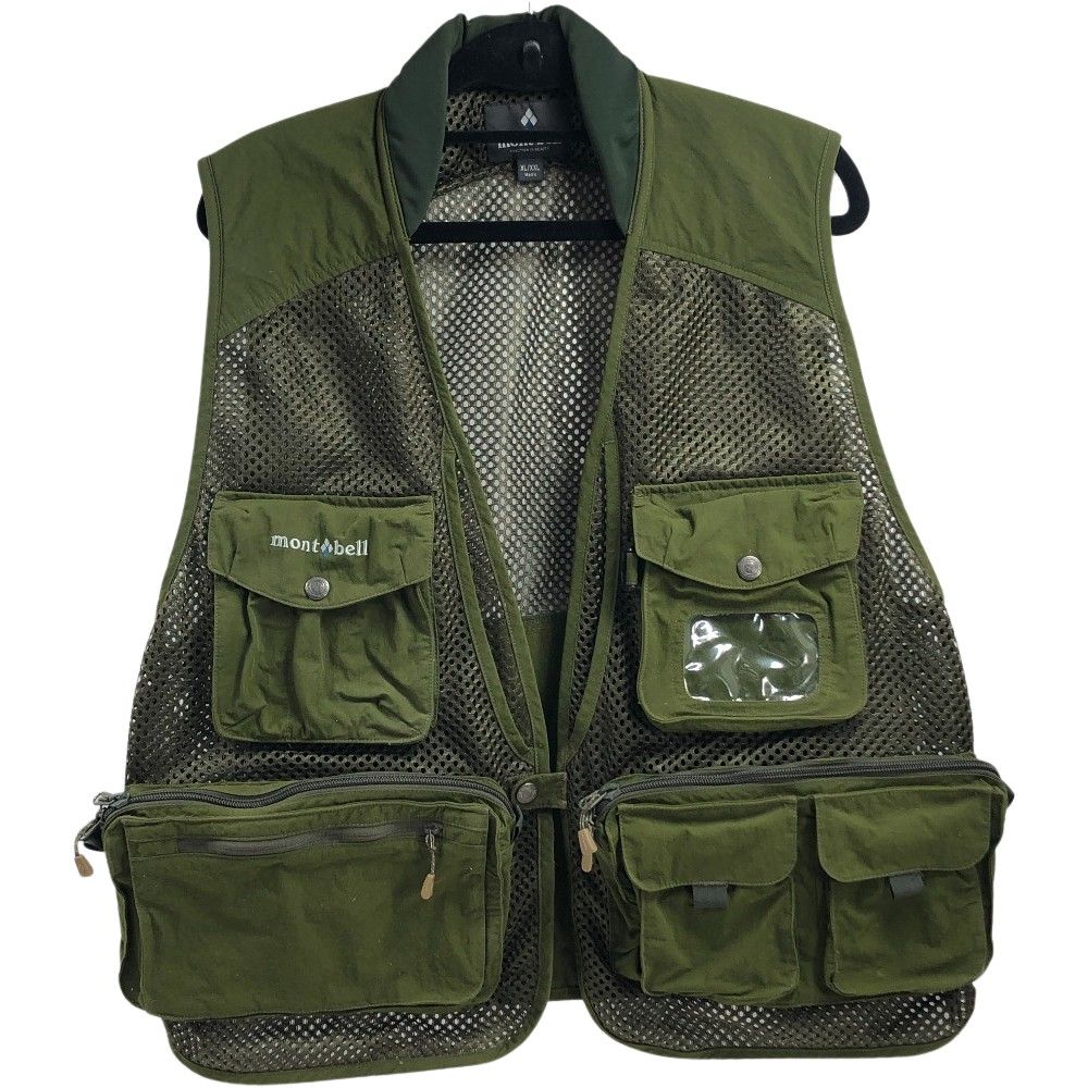 ΣΣmont・bell モンベル フィッシングベスト 釣り アウトドア mens XL/XXL グリーン
