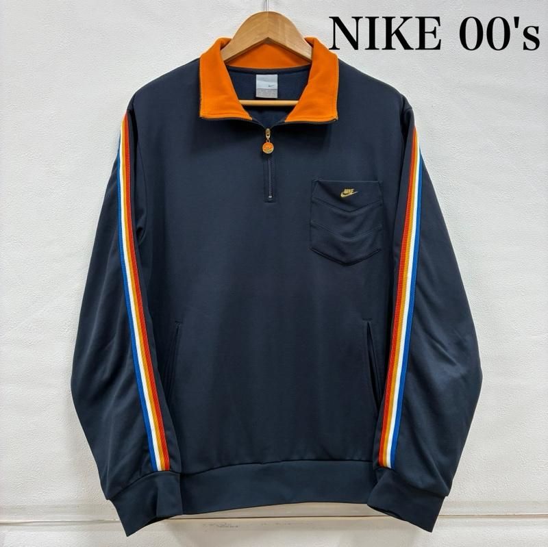 NIKEナイキトラックジャケットジャージハーフジップブルゾン刺繍ロゴスウォッシュ 5a7d1563fe6e09bfe61de6cd49b1f1