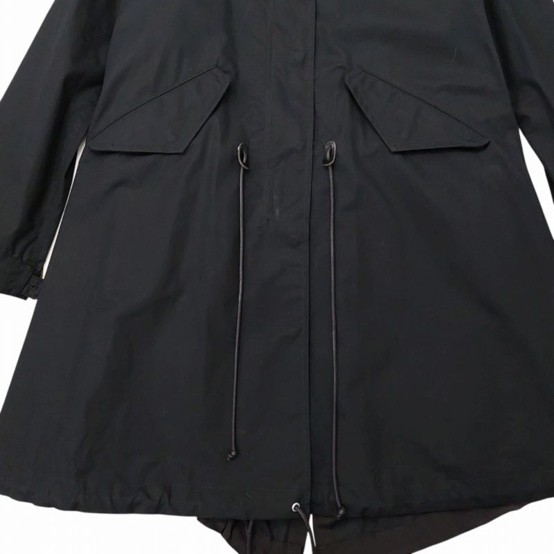 美品］22AW サカイ モッズコート 048 サイズ3 ダブルジップ ブラック
