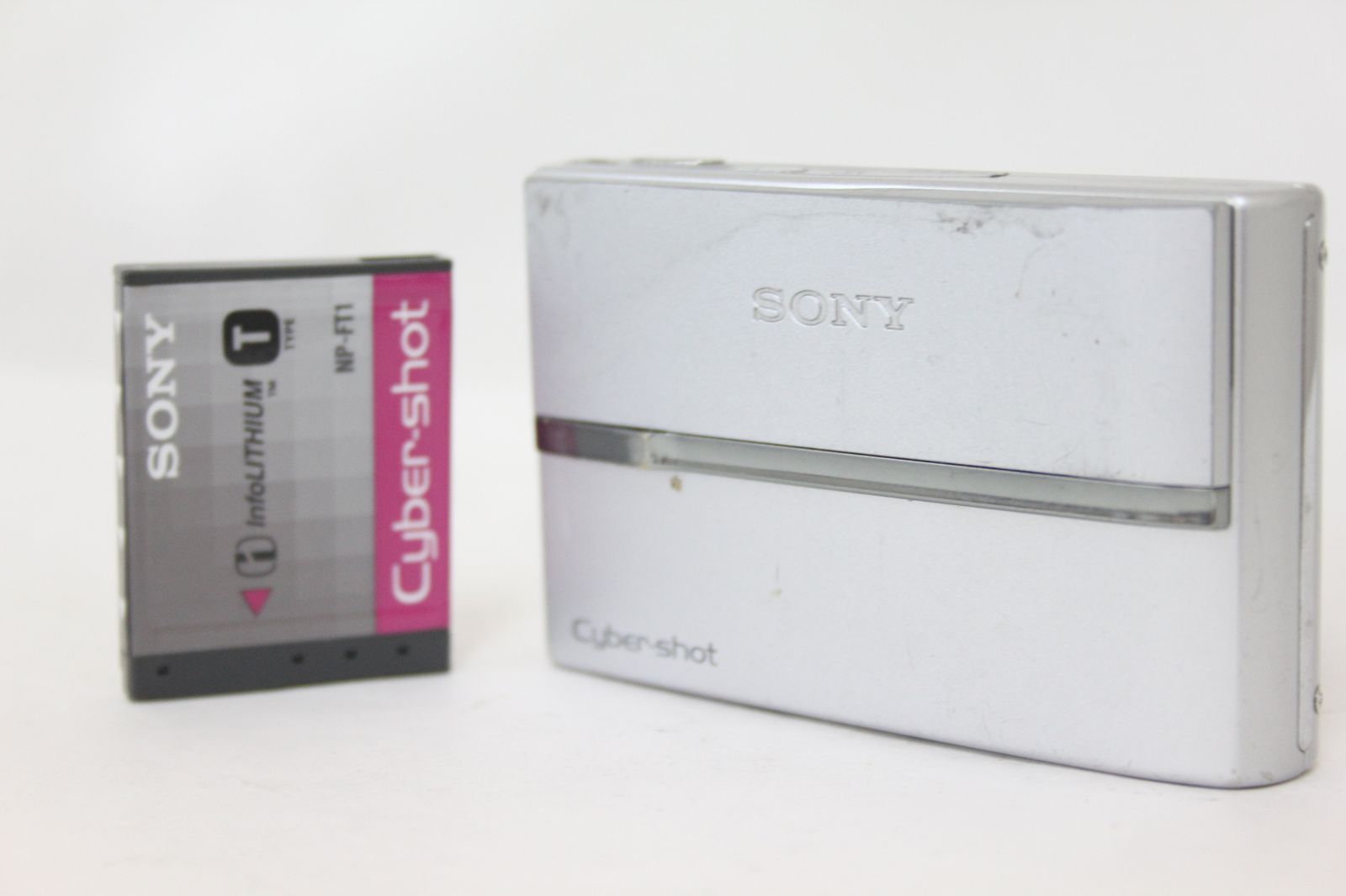 返品保証】 ソニー SONY Cyber-shot DSC-T9 3x バッテリー付き 