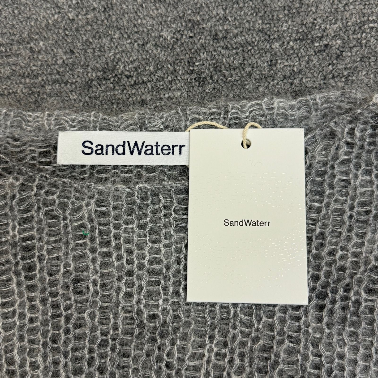 定価27500円 新品 SandWaterr RESEARCHED BOAT NECK SWEATER 定価27500円 新品 SandWaterr RESEARCHED BOAT NECK SWEATER