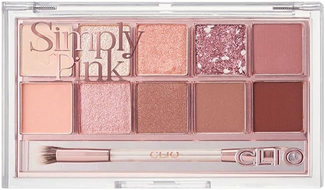 CLIO クリオ pro eye palette プロ アイ パレット#1 simply pink 日本限定デザイン SNS アイシャドウパレット トラベル コスメ インスタ映え さっしー 指原莉乃【正規品】 