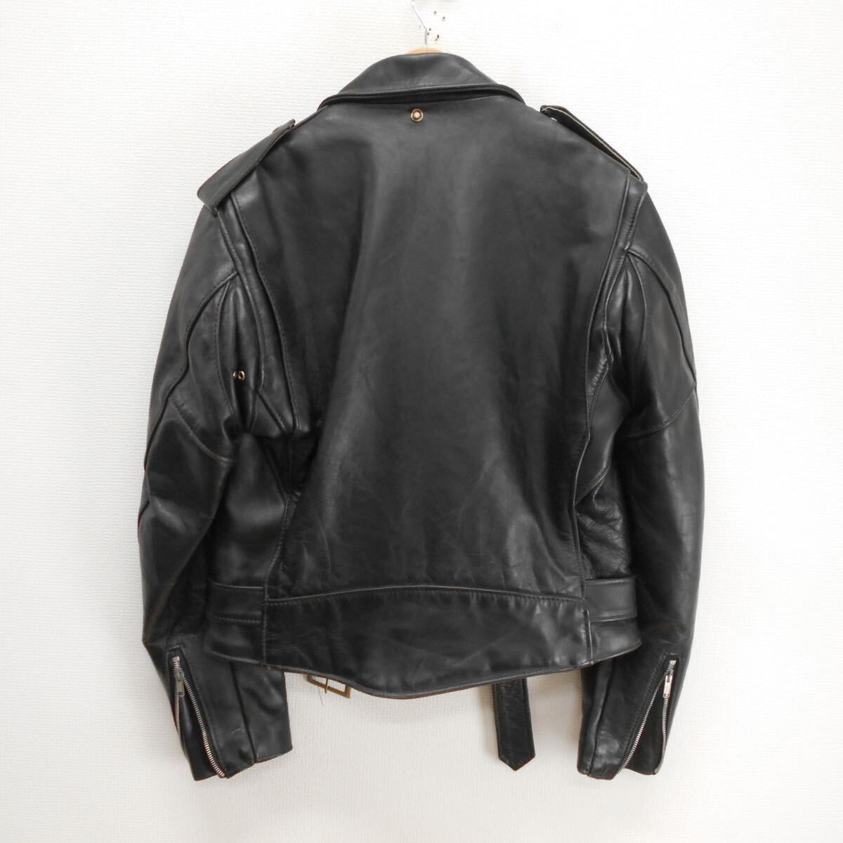 Schott ダブルライダースジャケットレザー本革618 サイズ40