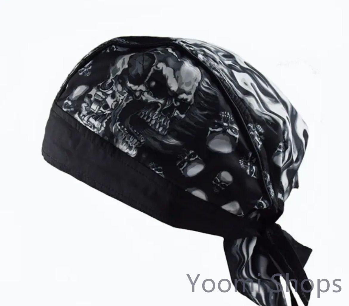 【新品未使用】バンダナ 大判 バイク バイク用品 かっこいい おしゃれ アウトドア アウトドア用品 巻き方 頭 メンズ アメリカン ドライブ