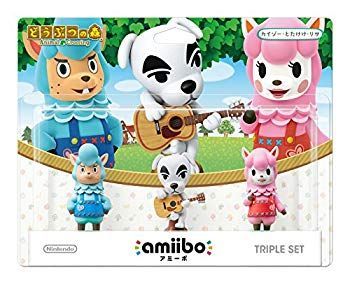 【】【非常に良い】amiibo トリプルセット[カイゾー/とたけけ/リサ] (どうぶつの森シリーズ) ggw725x