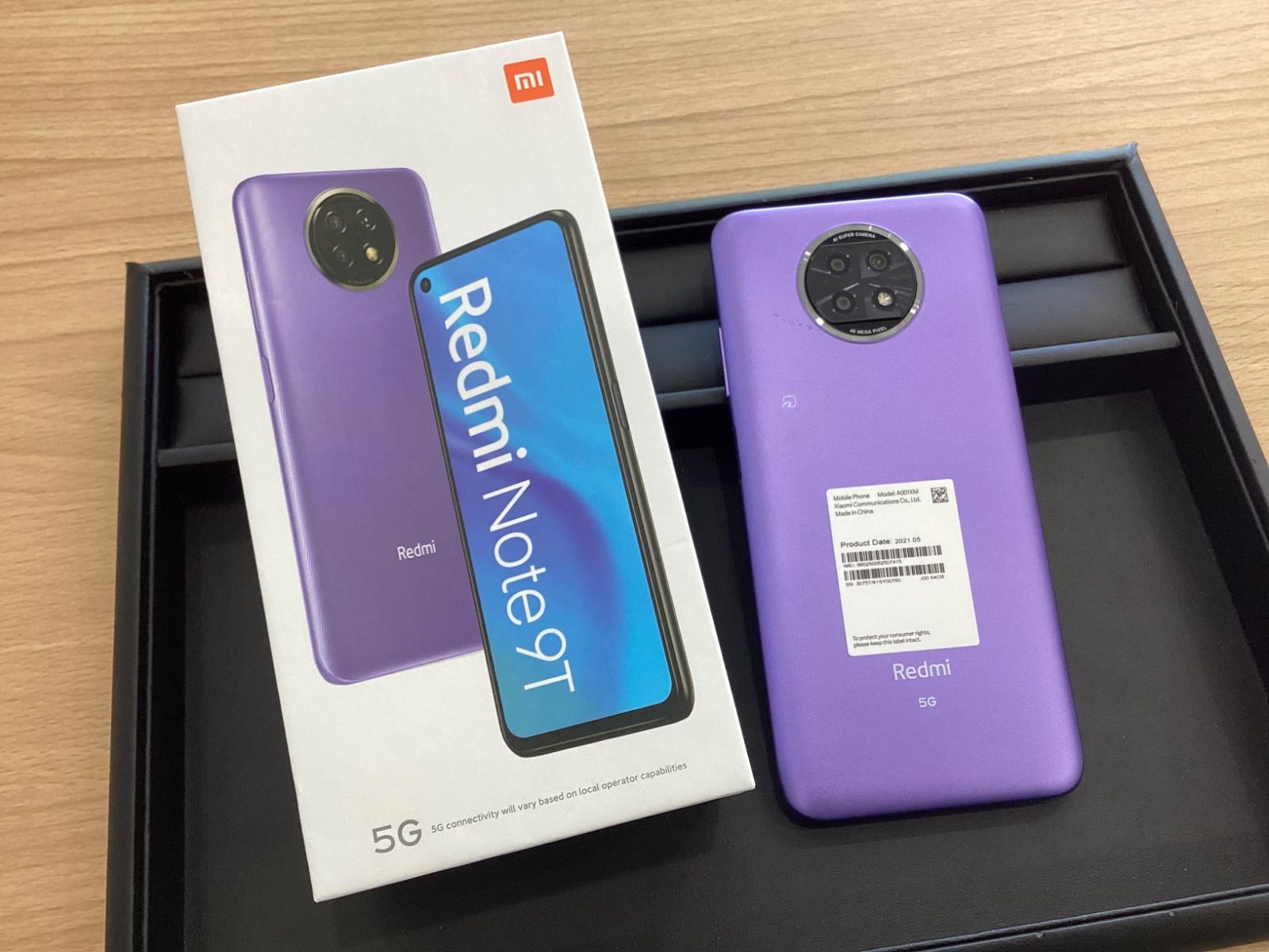 SA102 Xiaomi Redmi Note 9T A001XM 本体 64GB SIMロック解除
