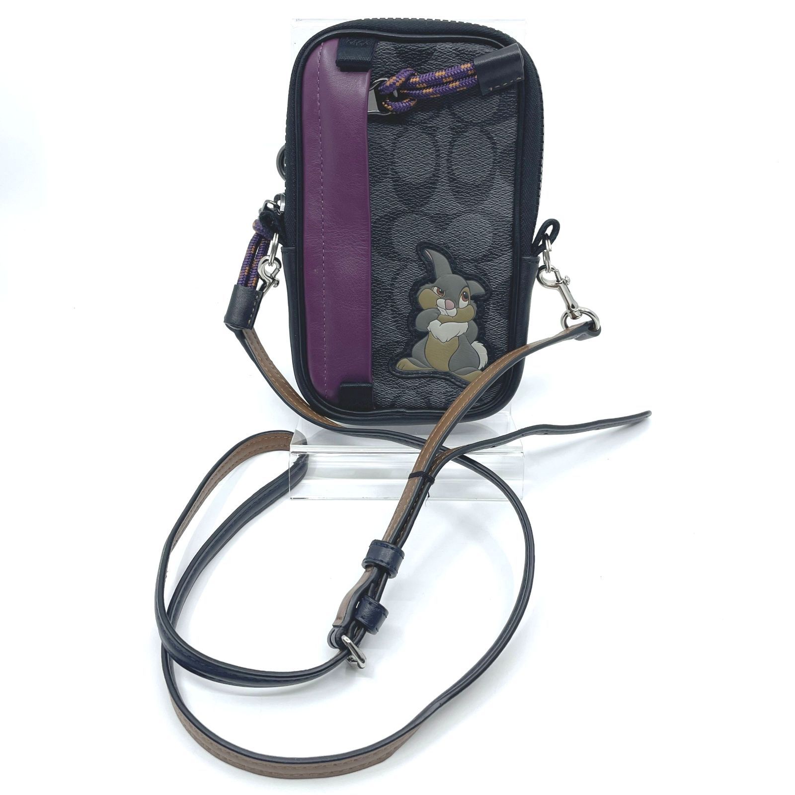 中古美品】DISNEY × COACH ディズニー×コーチ コラボ ショルダー 中古美品】DISNEY × COACH ディズニー×コーチ コラボ ショルダー