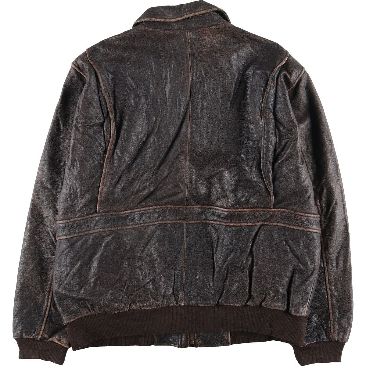 古着 エディーバウアー Eddie Bauer レザージャケット メンズXL