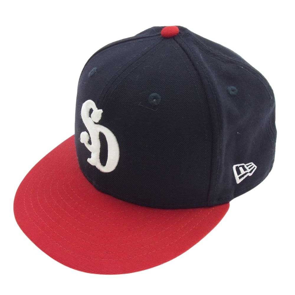 NEW ERA ニューエラ キャップ standard californi スタンダード カルフォルニア キャップ 帽子 ネイビー系【中古】