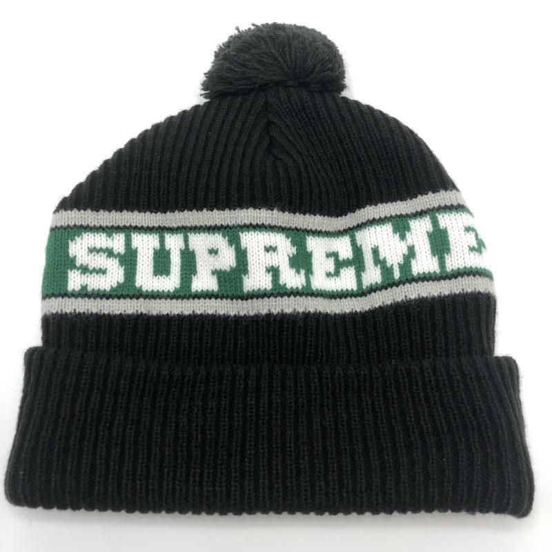 SUPREME Big Stripe Beanie ブラック シュプリーム 10