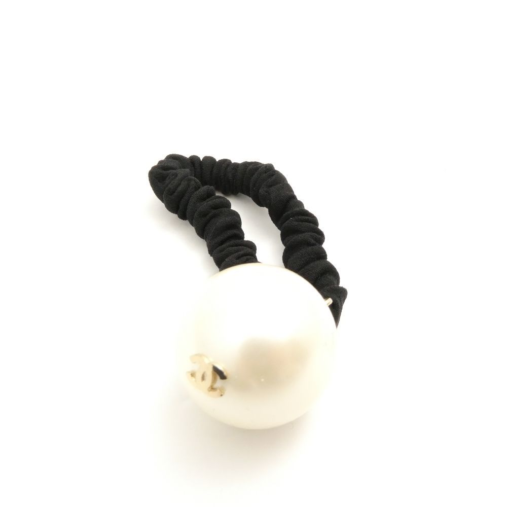 CHANEL シャネル ヘアゴム フェイクパール ココマーク ヘアアクセサリ レディース AN2341W2