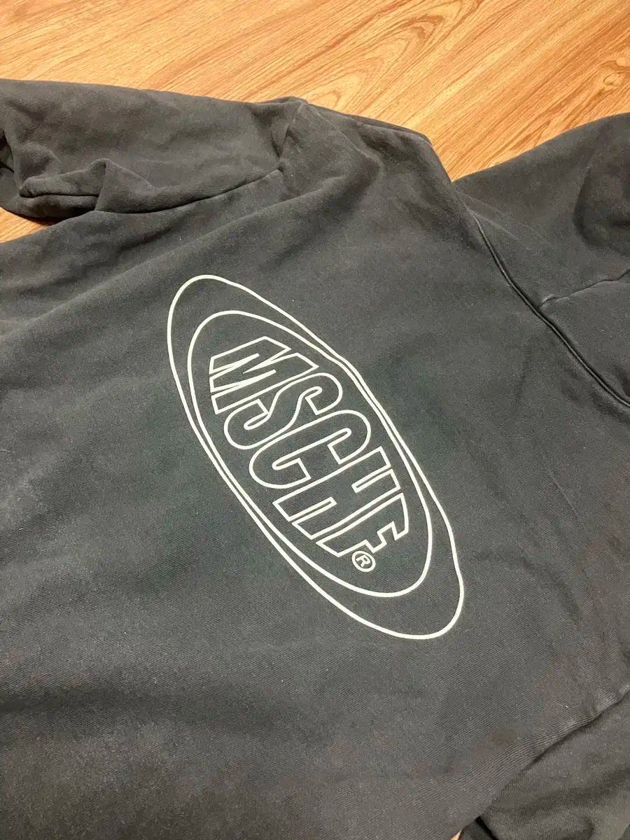 MISCHIEF ミスチーフ フード付きTシャツ チャコール
