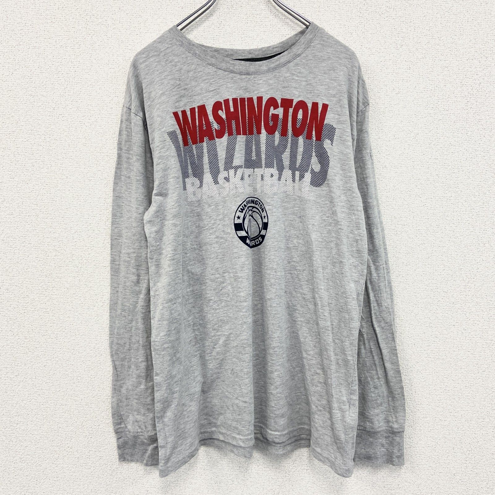 古着 used 長袖プリントTシャツ NBA ワシントンウィザーズ