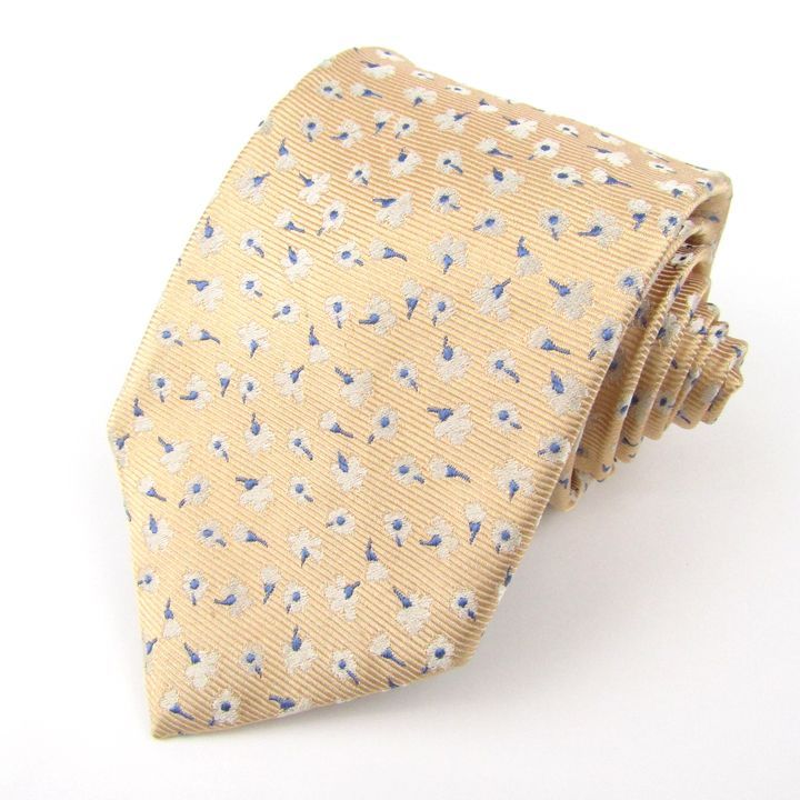 Ermenegildo Zegna ネクタイ ダークネイビー 花柄系 Ermenegildo Zegna