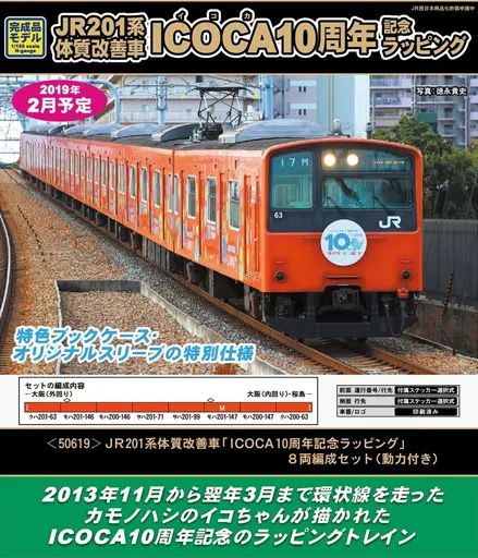 201系体質改善車　ジャンク8両 201系 体質改善工事施工車 オレンジ (8両セット) (鉄道模型