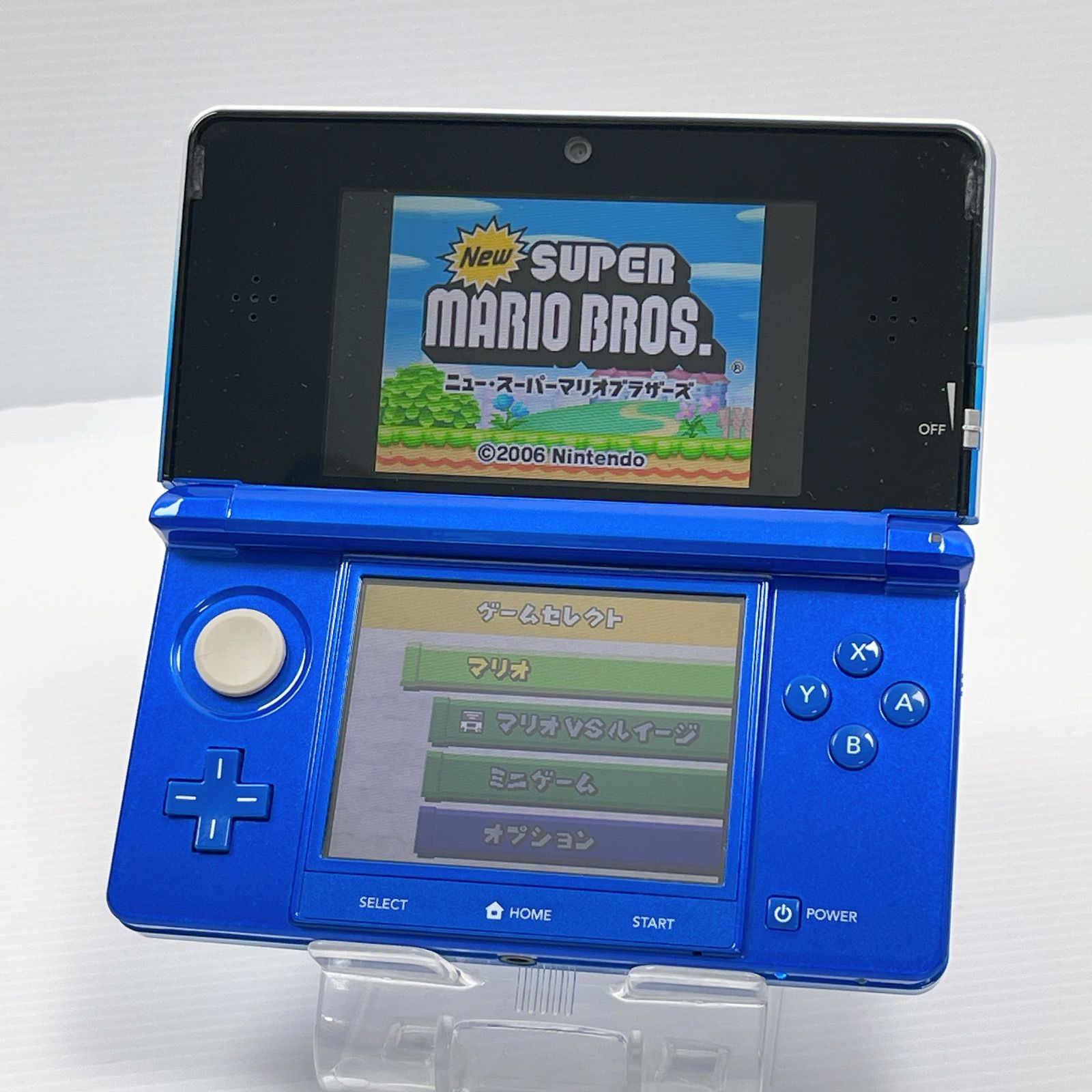 ニンテンドー 3DS コバルトブルー 液晶 遊べるセット 動作 済み ds 3ds 3DS 任天堂