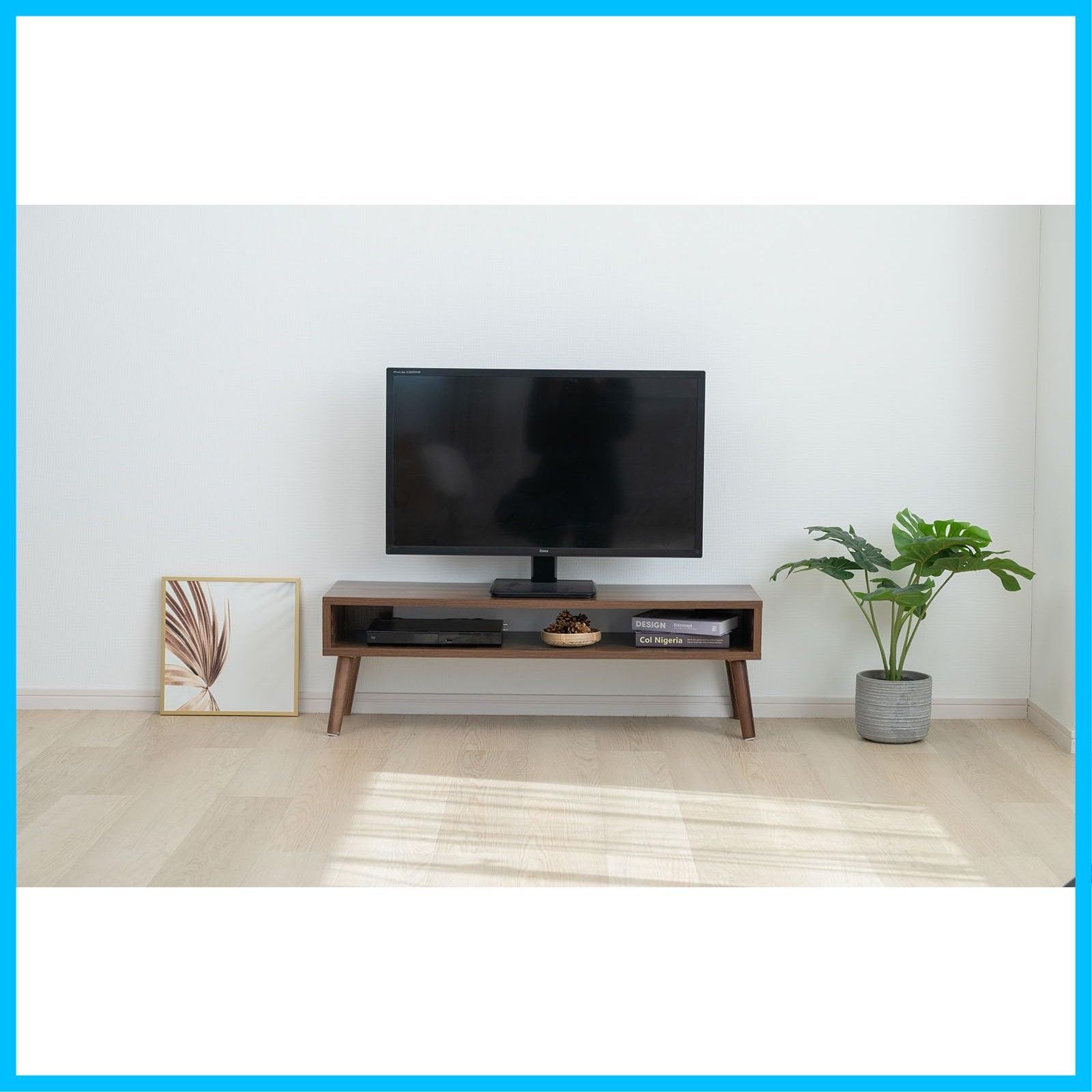 家具 コーナー ローボード 簡単組立 ローボード AVラック オープン収納 木製 テレビボード テレビラック テレビラック 北欧 コンパクト ウォールナット tv台 tks-yy07-dw 【ジャパンスマイル】テレビ台