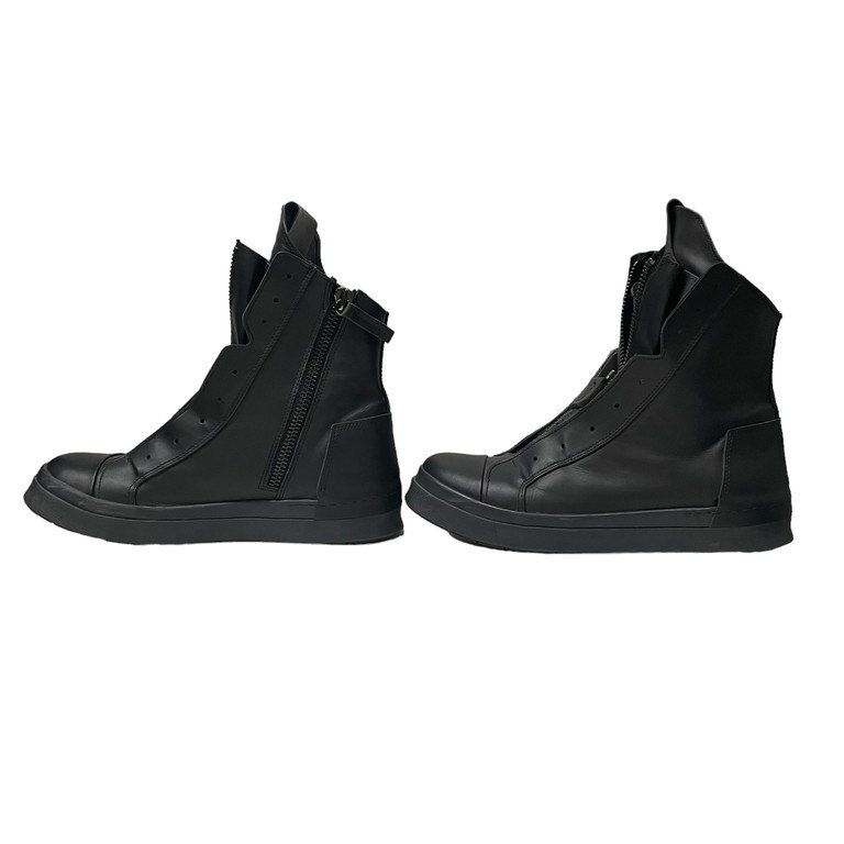 CINZIA ARAIA サイドフロントジップダブルレイヤードハイカット