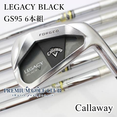 B-ランク アイアンセット キャロウェイ LEGACY BLACK|GS95 6本組|S200|26 7678