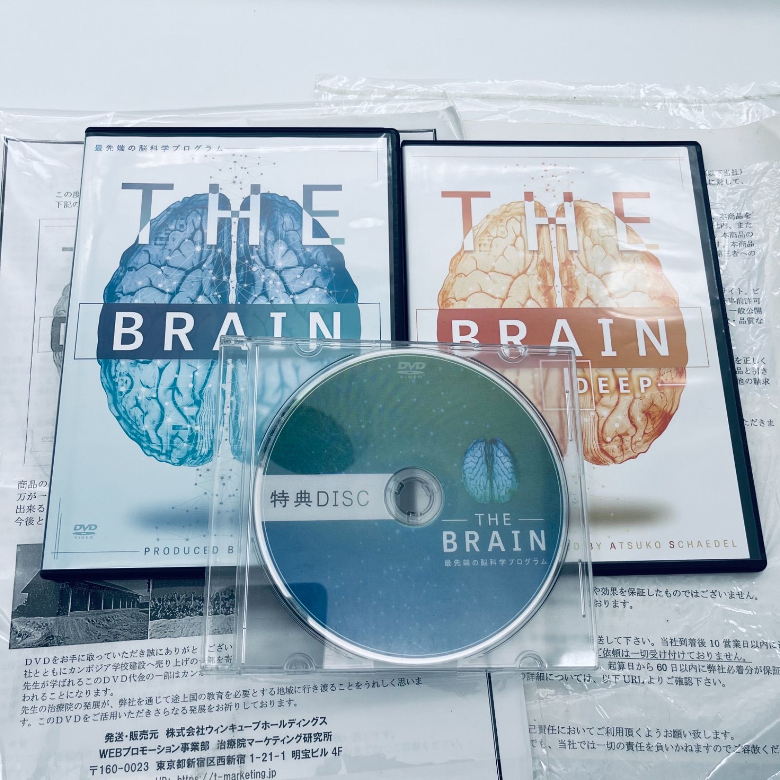 シェイデル敦子の「THE BRAIN-最先端の脳科学プログラム」 DVD 整体 脳