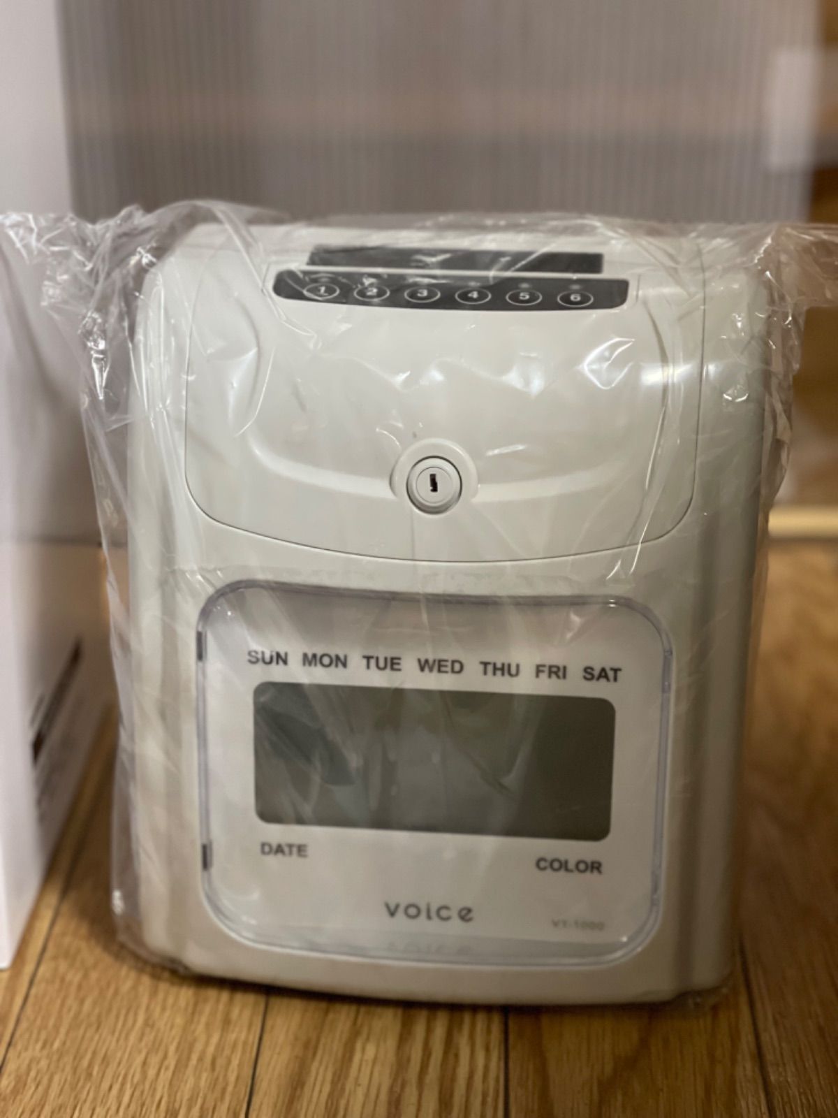VOICE（ヴォイス）タイムレコーダー VT-1000 タイムカード200枚付き 未