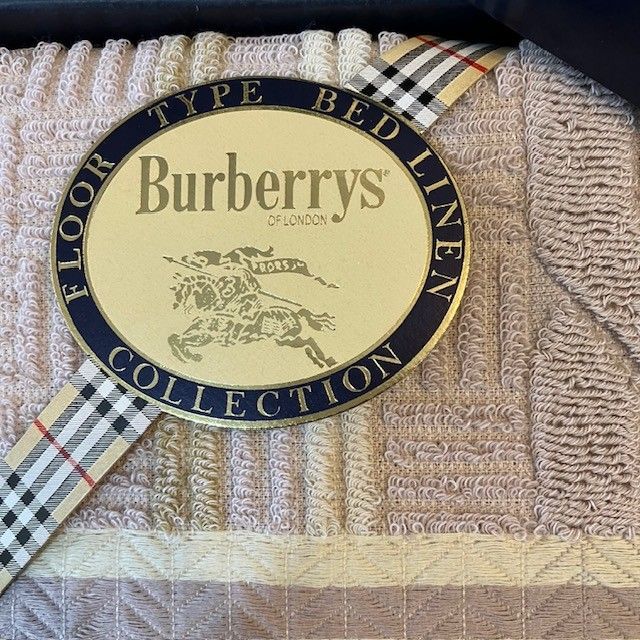 バーバリー Burberrys タオルケット Cotton100 FLOORTYPEBEDLINEN 西川